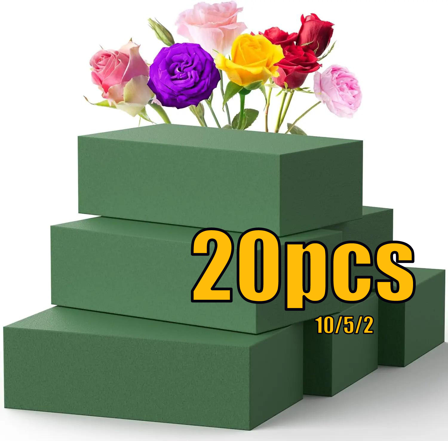 Floral Foam Oasis - Blok Busa Bunga Besar, Lumpur Bunga,