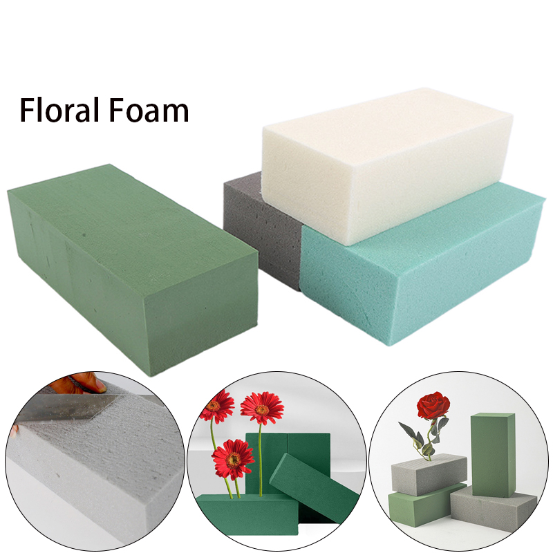 Floral Foam Oasis - Batu bata busa bunga kering persegi
