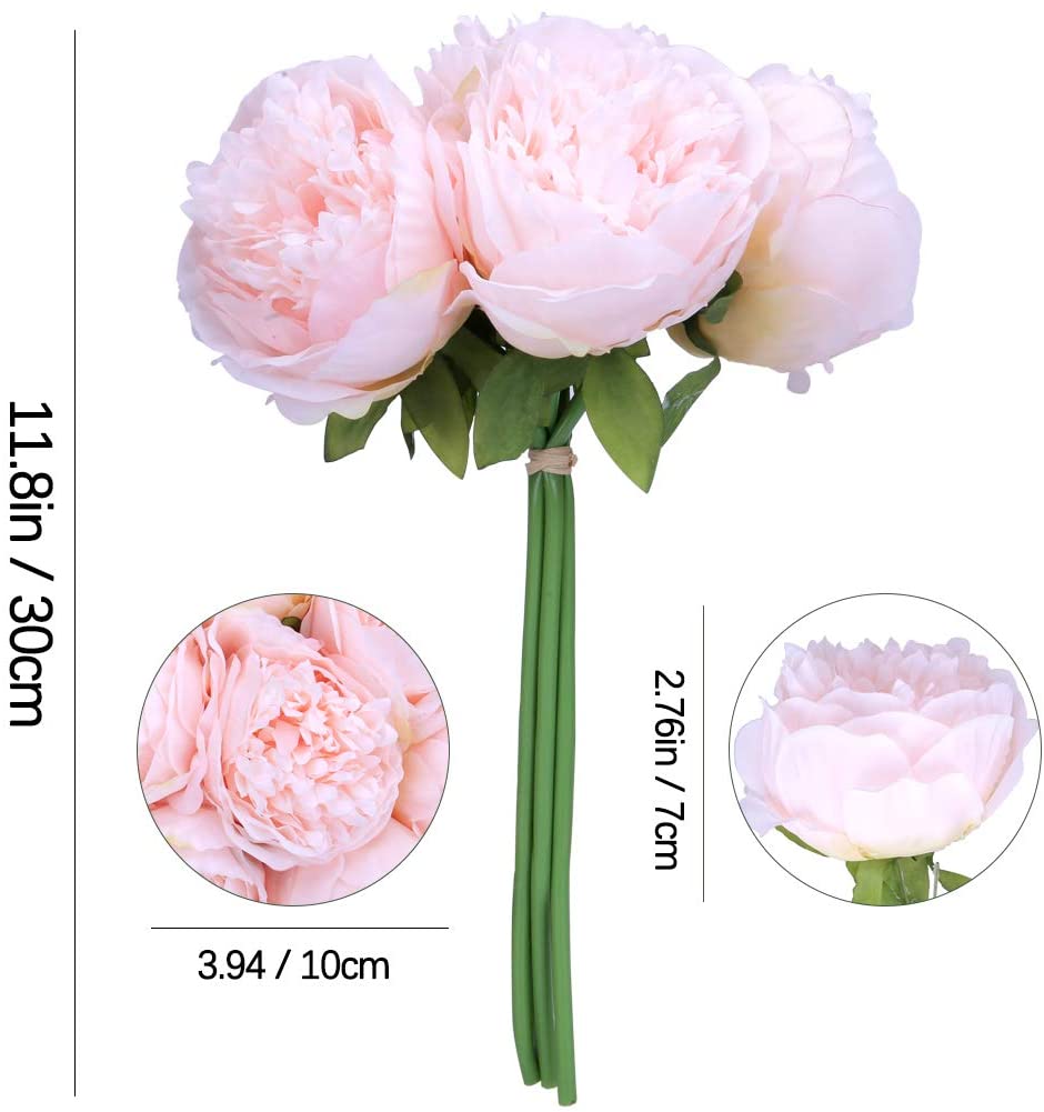 1 Buket 5 Kepala Peony Buatan  - Floral Foam Oasis ulasan dan harga