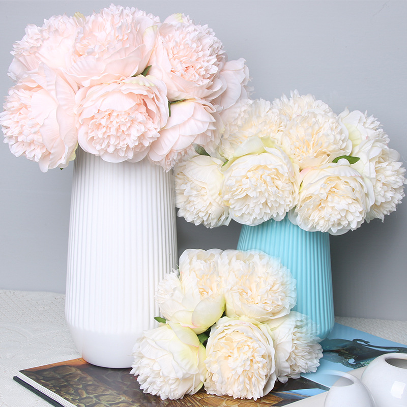1 Buket 5 Kepala Peony Buatan  - Floral Foam Oasis ulasan dan harga