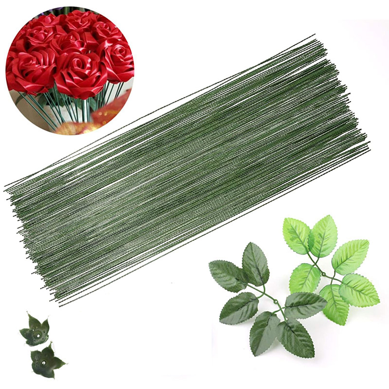 50/100 Buah Batang Kawat Bunga - Wire Stem Florist ulasan dan harga
