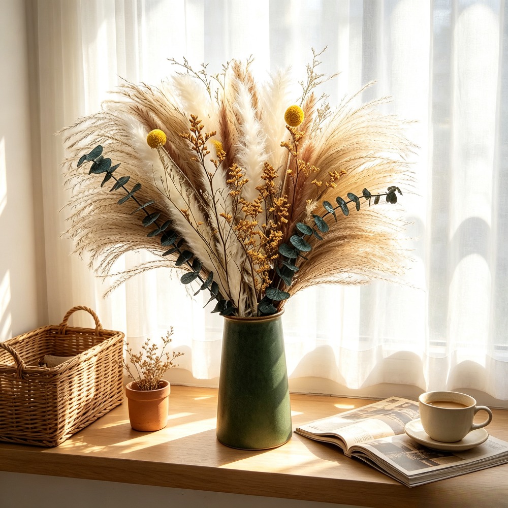 Buket Bunga Kering, Rangkaian  - Dried Flower Bunch ulasan dan harga