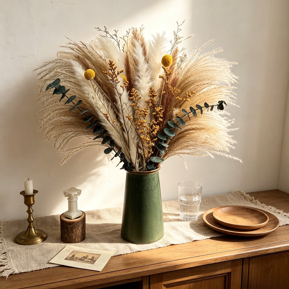 Buket Bunga Kering, Rangkaian  - Dried Flower Bunch ulasan dan harga