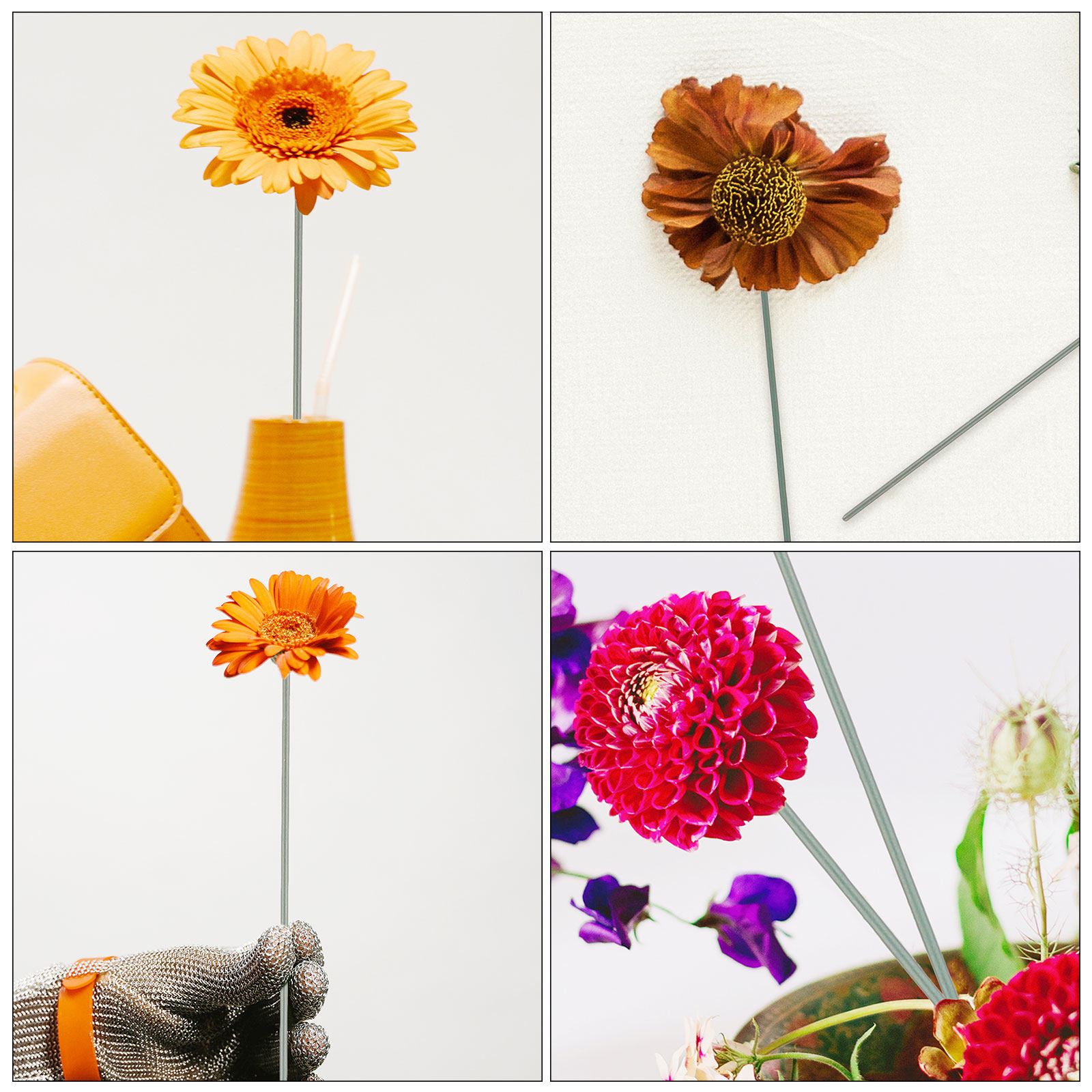180Pcs Kawat Batang Bunga Hija - Wire Stem Florist ulasan dan harga