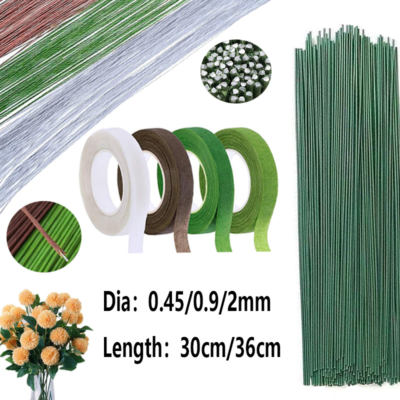 Batang Kawat Bunga Hijau Muda  - Wire Stem Florist ulasan dan harga