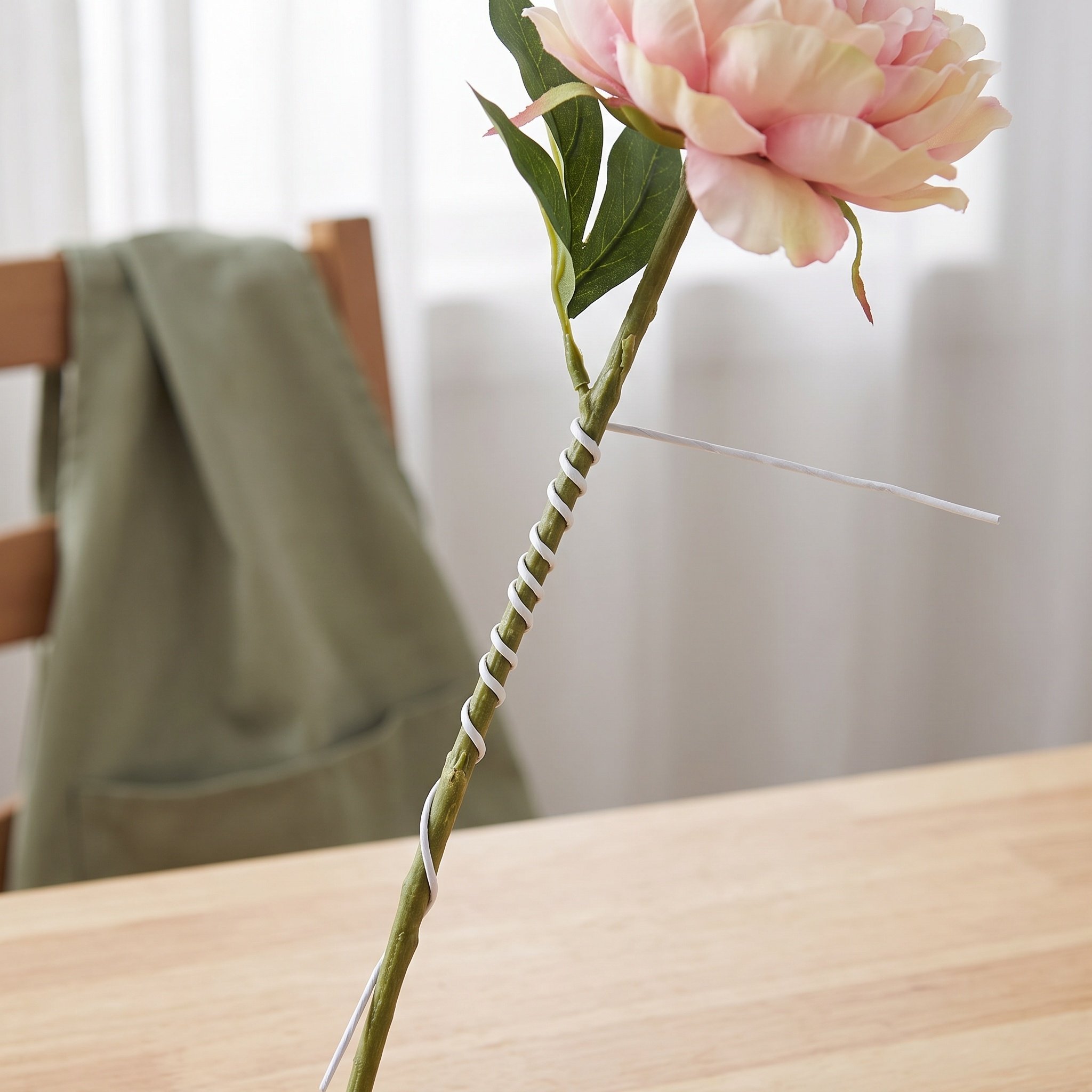100pcs Kawat Besi Berlapis Ker - Wire Stem Florist ulasan dan harga