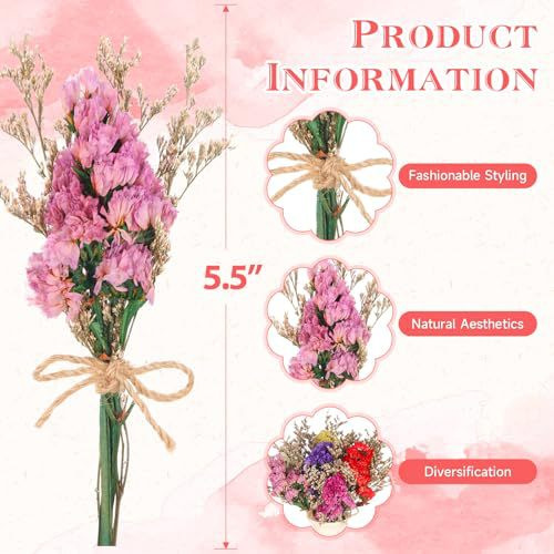 Buket Bunga Kering Mini Alami  - Dried Flower Bunch ulasan dan harga