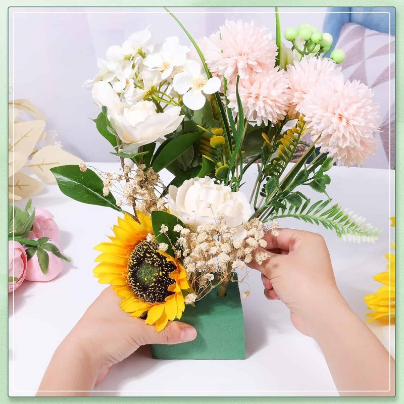 1/3 Buah Blok Busa Bunga Hijau - Floral Foam Oasis ulasan dan harga