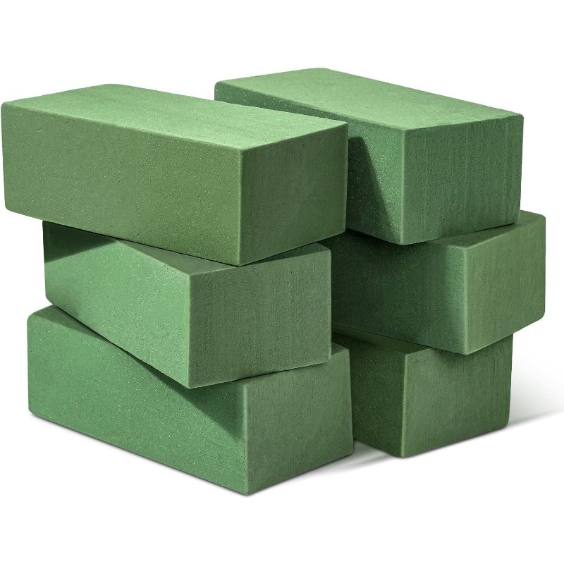 1/3 Buah Blok Busa Bunga Hijau - Floral Foam Oasis ulasan dan harga