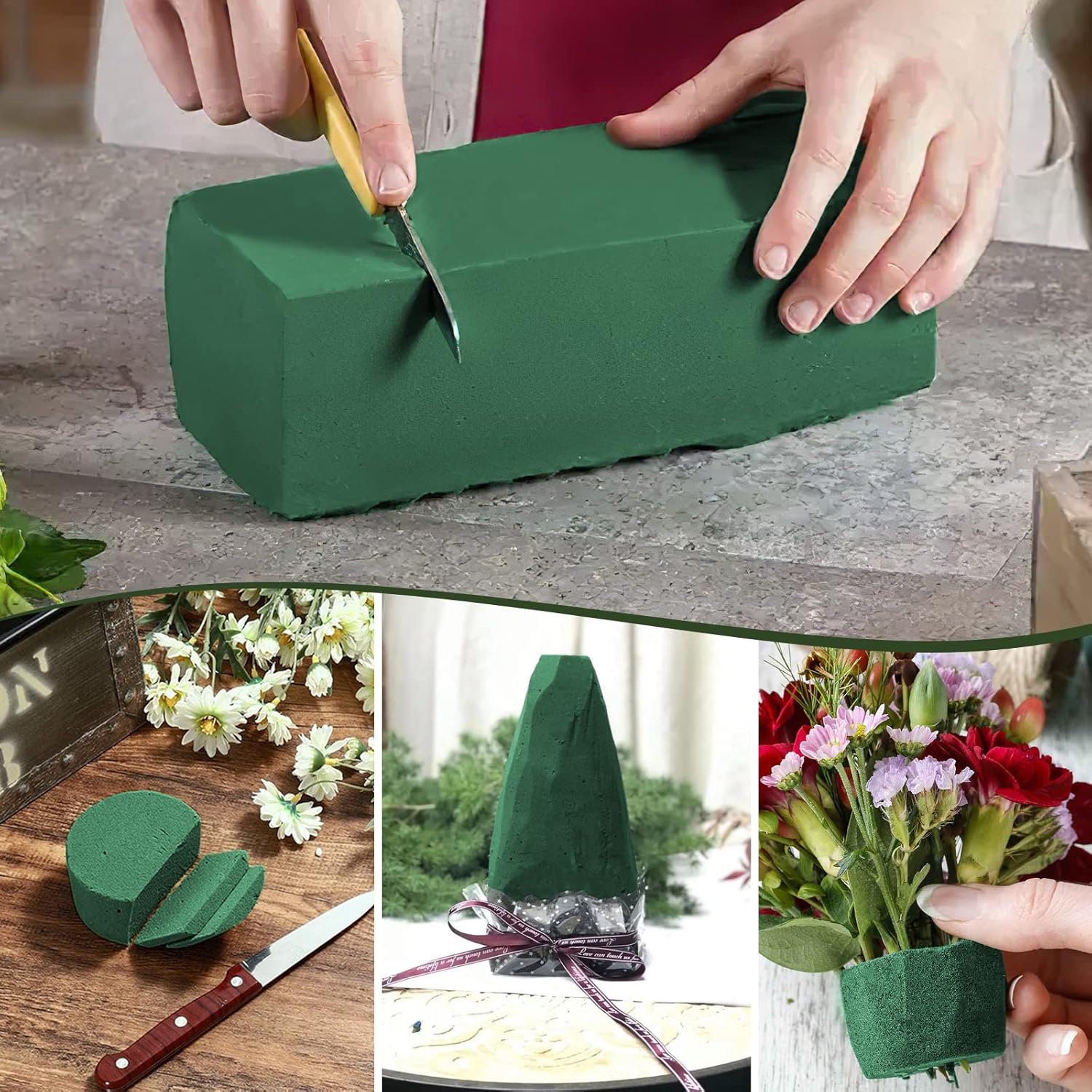 Busa Floral Blok DIY untuk Ran - Floral Foam Oasis ulasan dan harga