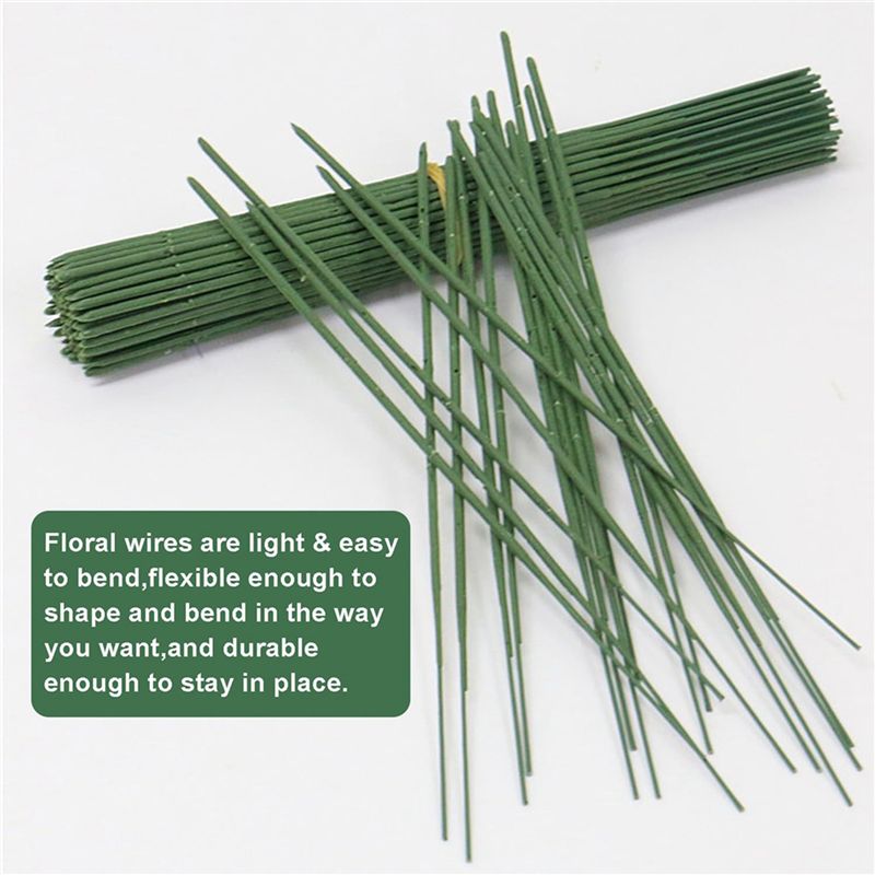 Kawat Florist ABJN, 400Pcs Bat - Wire Stem Florist ulasan dan harga